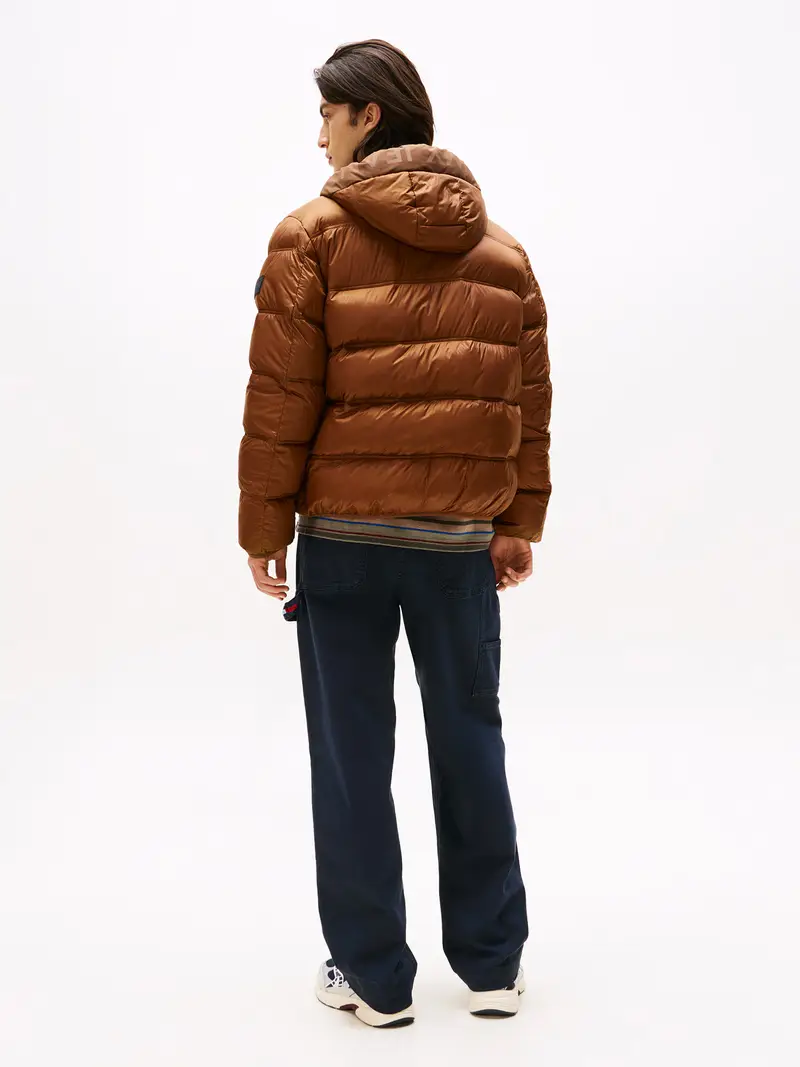 Giacca di mezza stagione marrone miniatura 3