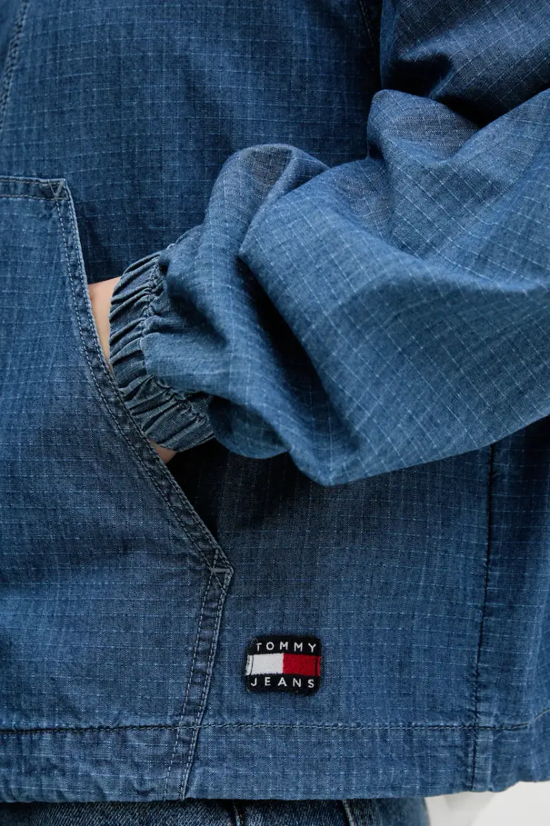 giacca in cotone colore blu navy DW0DW21064 miniatura 5