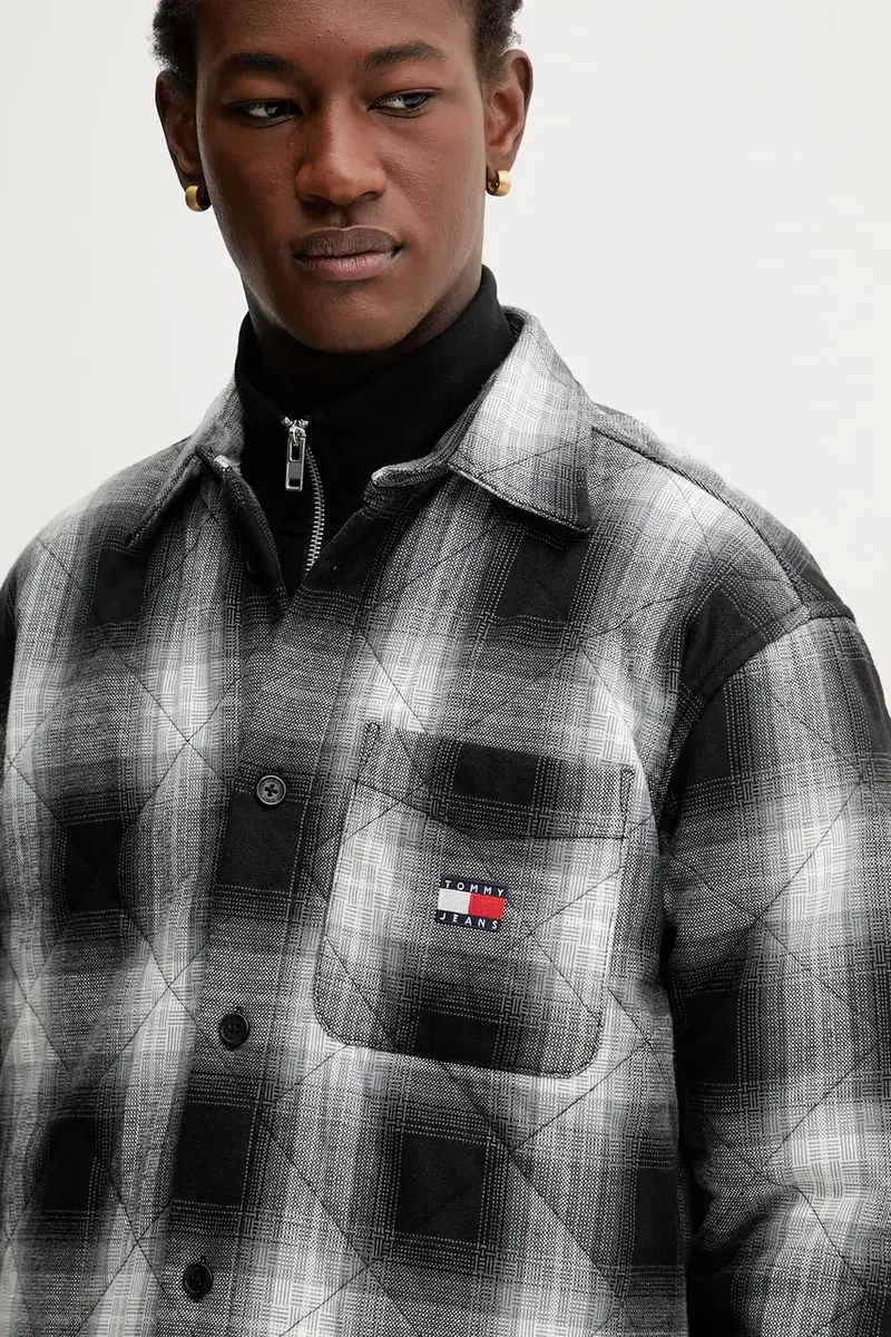 giacca in cotone colore nero DM0DM22014 miniatura 4