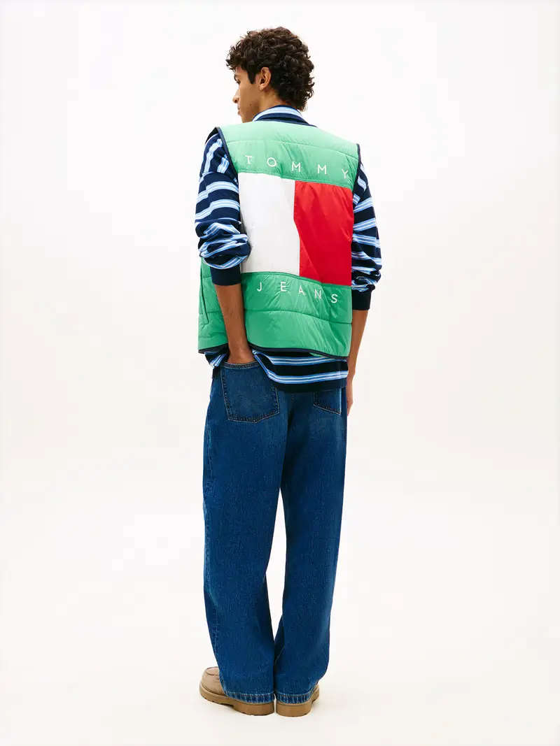Gilet HERITAGE navy / lime / rosso / bianco miniatura 3
