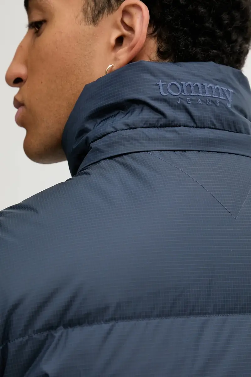 gilet in piuma colore blu navy DM0DM22068 miniatura 5