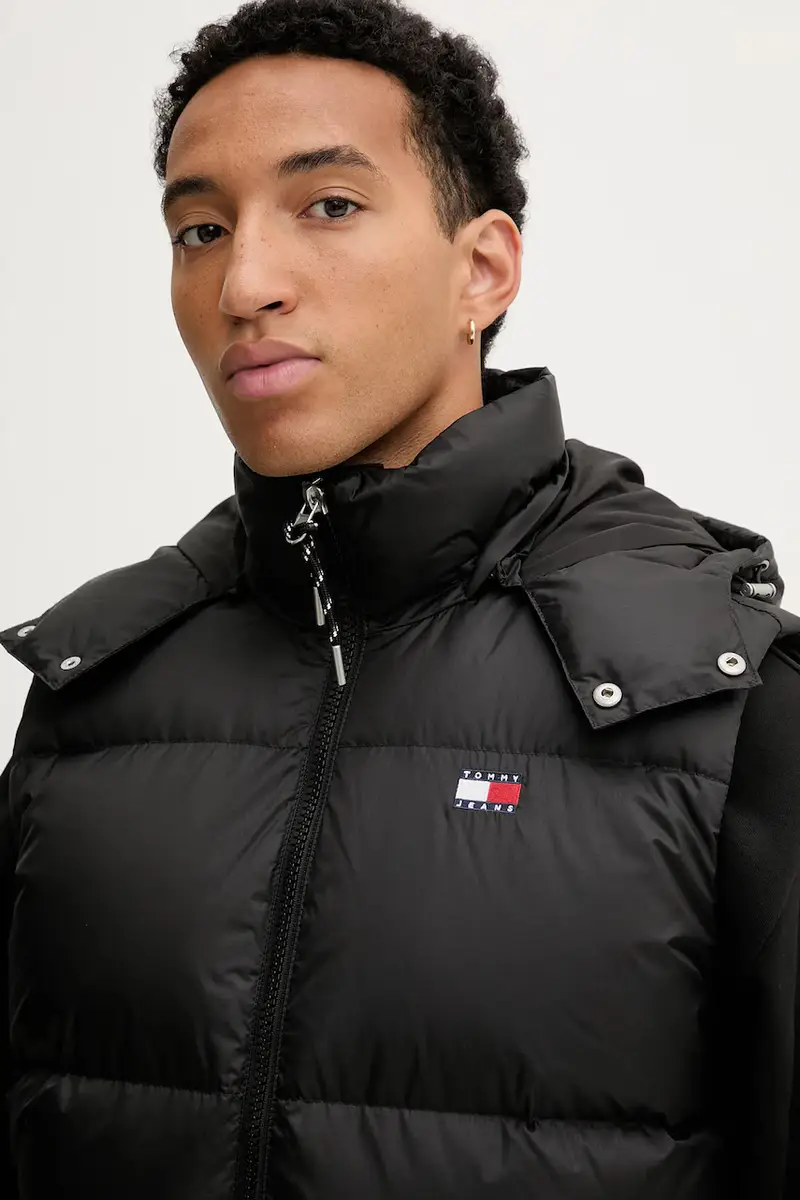 gilet in piuma colore nero DM0DM22068 miniatura 4