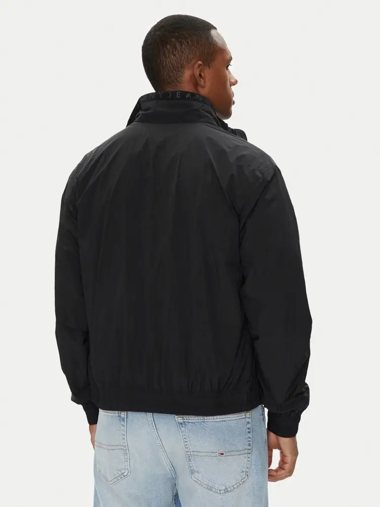 giubbotto nero uomo leggero mini logo sul petto miniatura 2