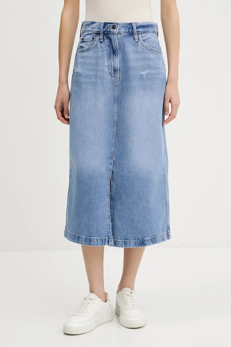 gonna di jeans colore blu DW0DW21292