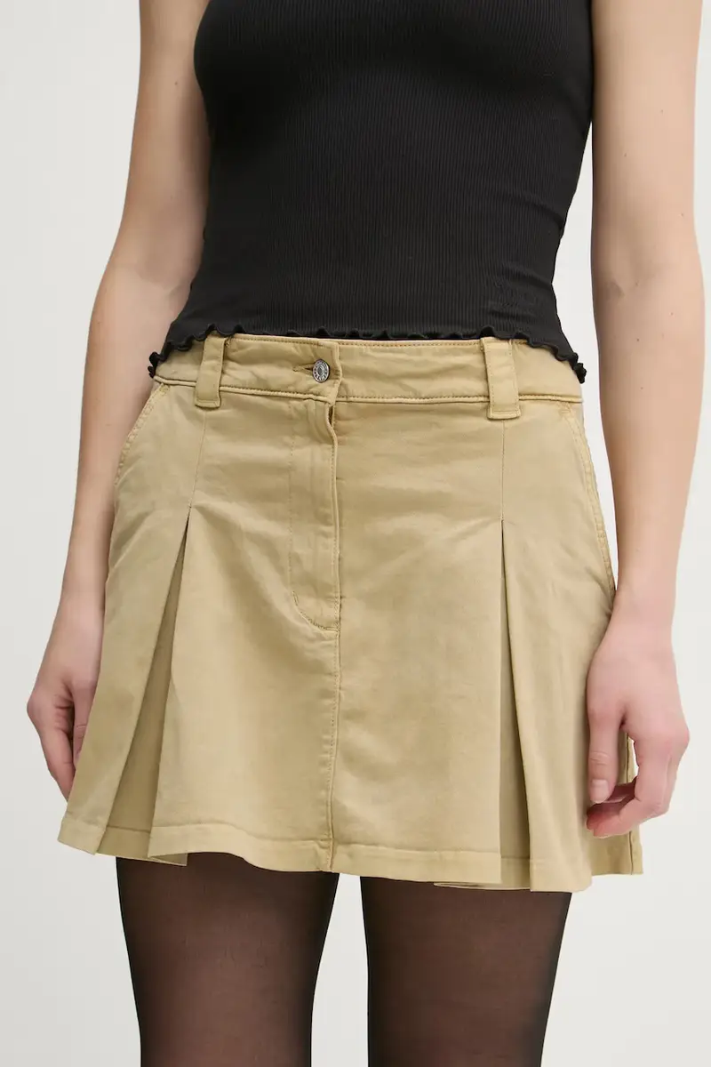 gonna di jeans colore verde DW0DW19366