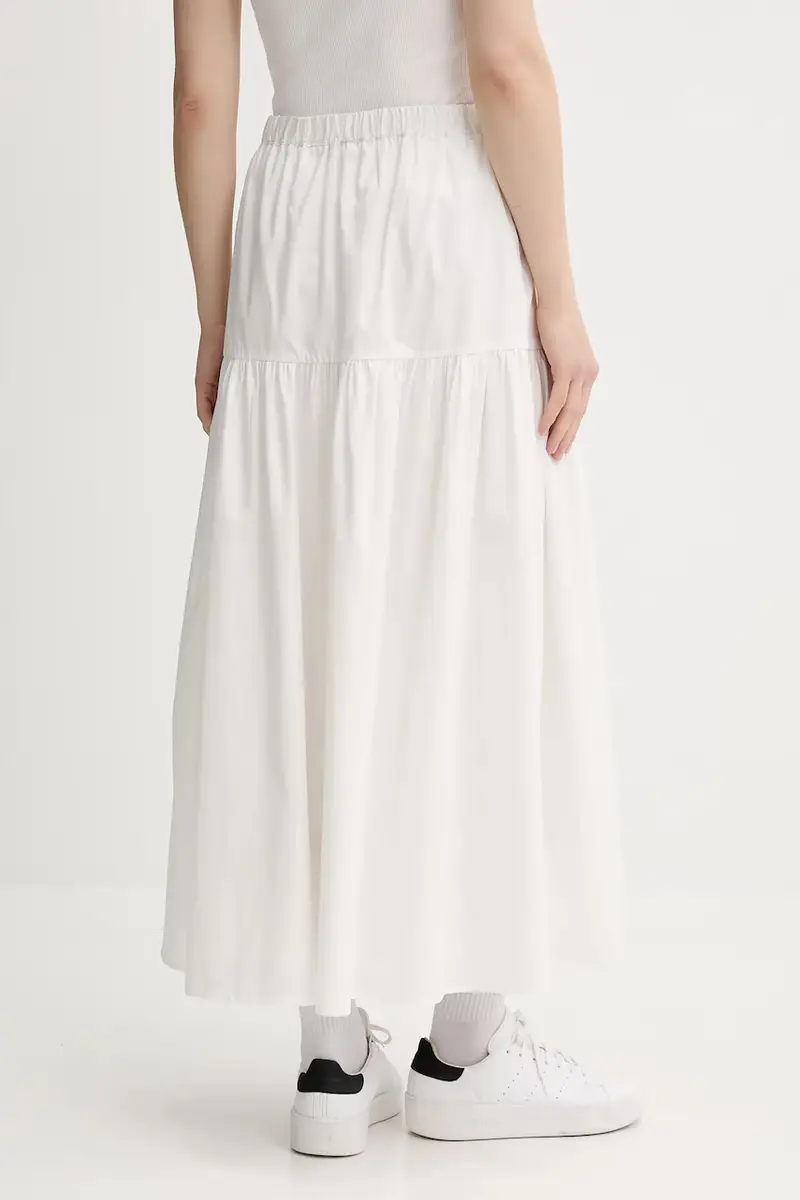 gonna in cotone colore bianco DW0DW20980 miniatura 3