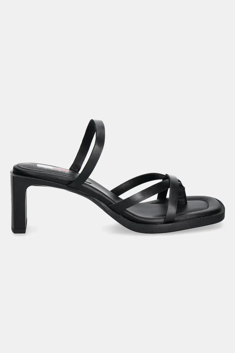 infradito in pelle THE SOHO SANDAL donna colore nero EN0EN02781 miniatura 2