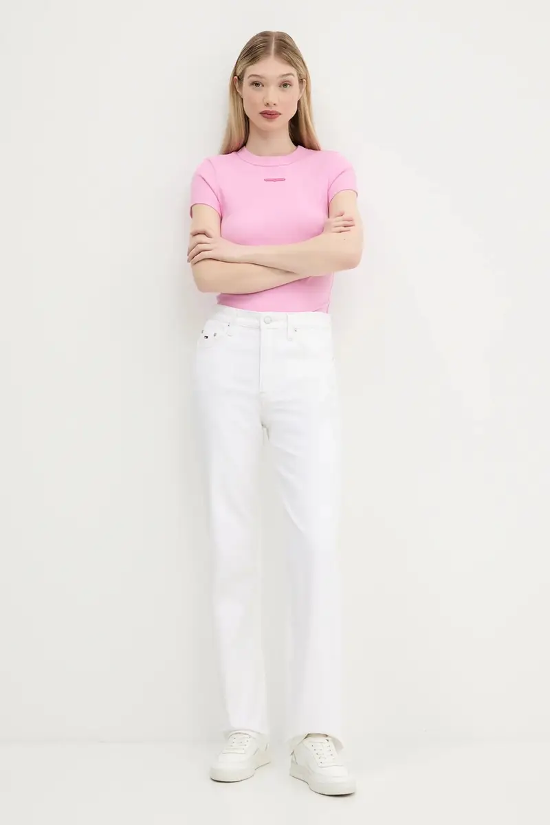 Tommy Jeans Jeans Donna Beige 3039440 miniatura 2