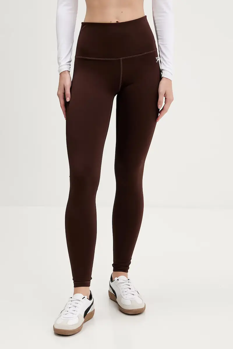 Tommy Jeans Leggings Donna Marrone 3772434