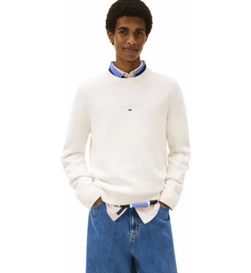 Linear M - maglione - uomo White