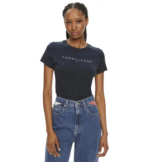 Linear W - T-shirt - donna Blue