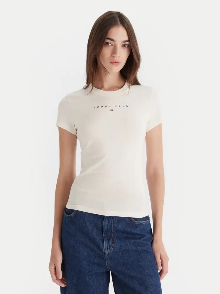 maglia bianca donna logo sul davanti