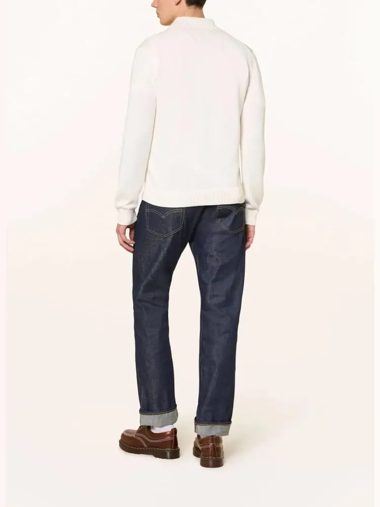 maglia bianca uomo mini logo miniatura 3