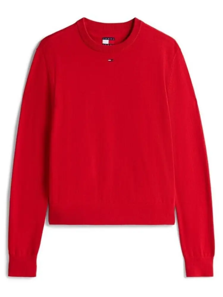 maglia rossa donna mini logo