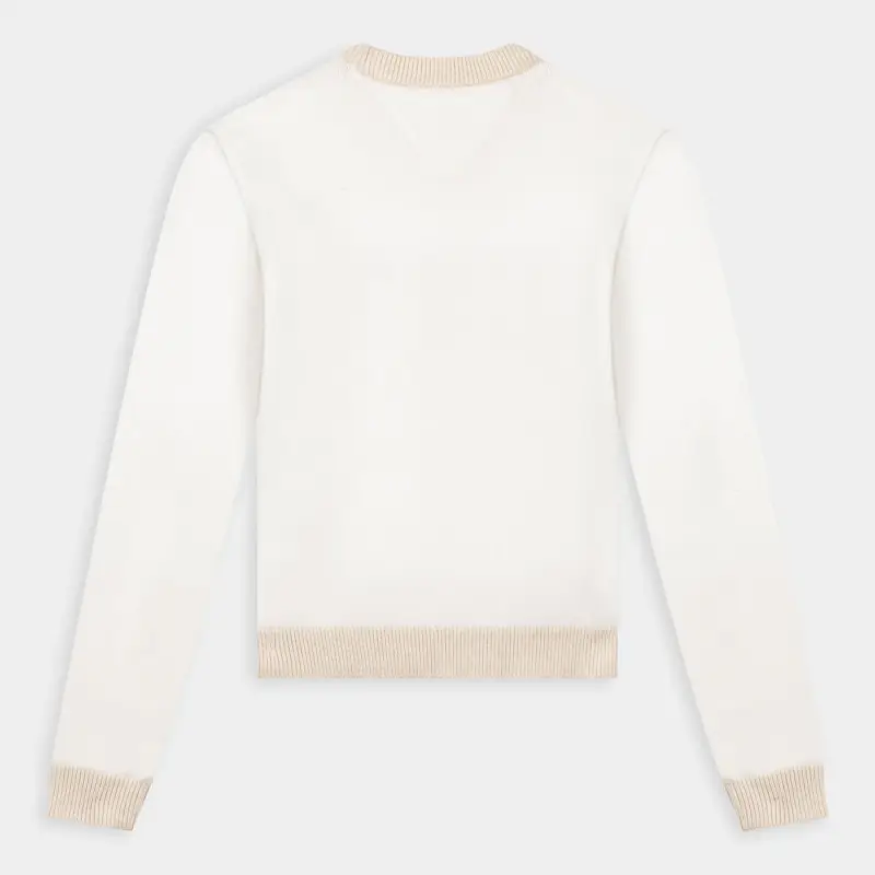 Tommy Jeans Felpe Donna Bianco 2859241 miniatura 2