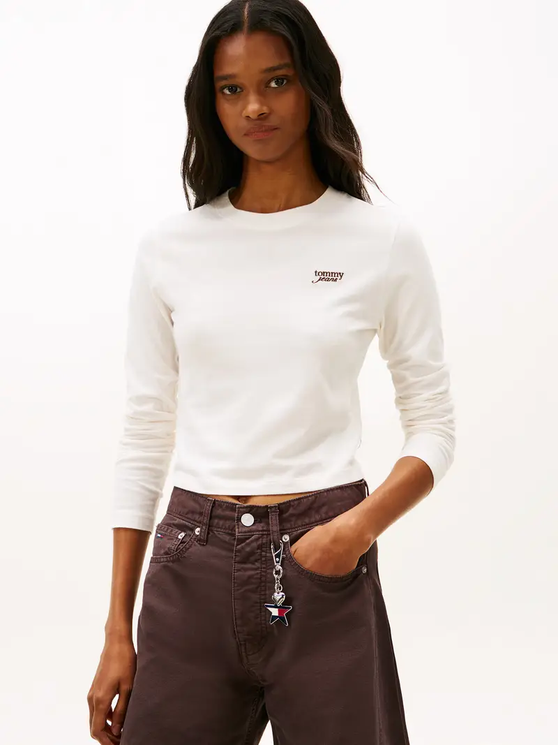 Maglietta cioccolato / bianco miniatura 2