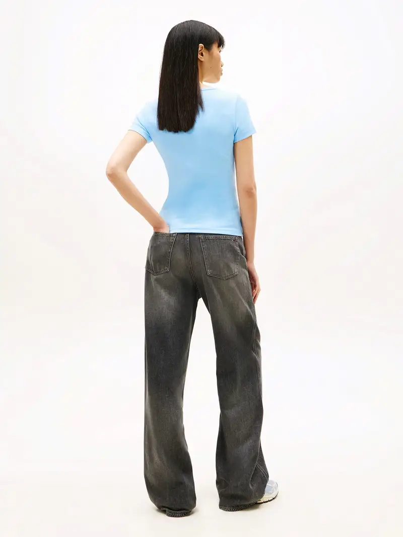 Maglietta ESSENTIAL blu cielo miniatura 3