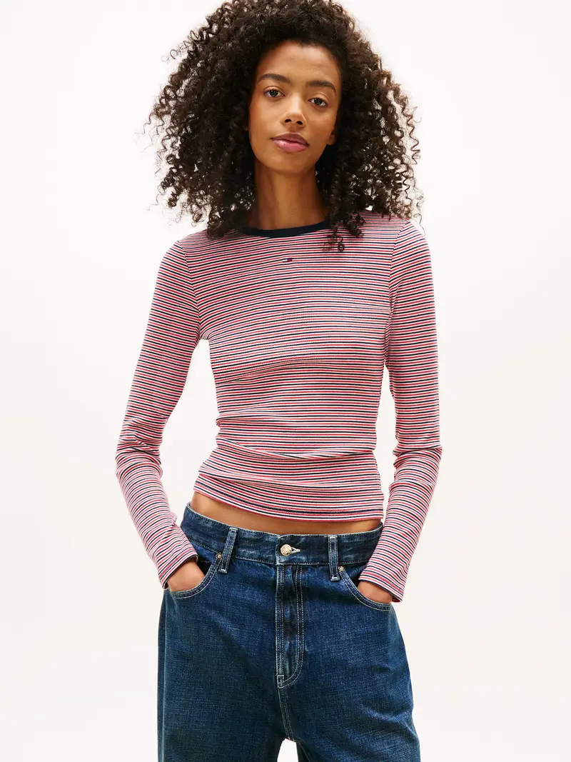 Maglietta 'Essential' navy / rosso / bianco miniatura 2