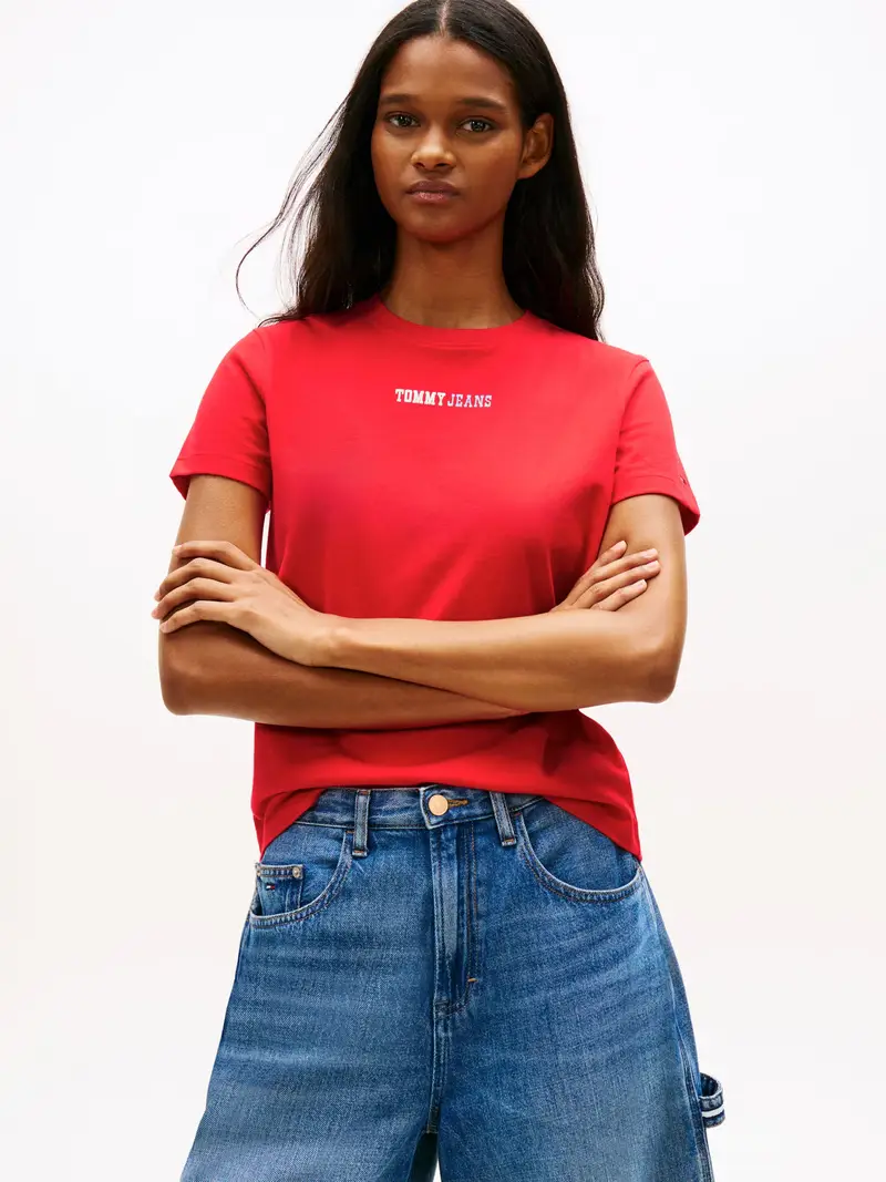 Maglietta ESSENTIAL rosso miniatura 2