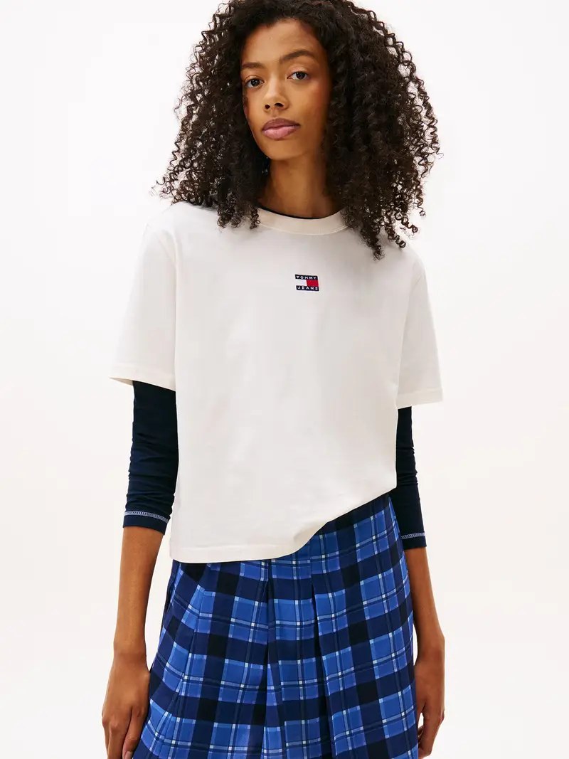 Maglietta marino / rosso / bianco miniatura 2