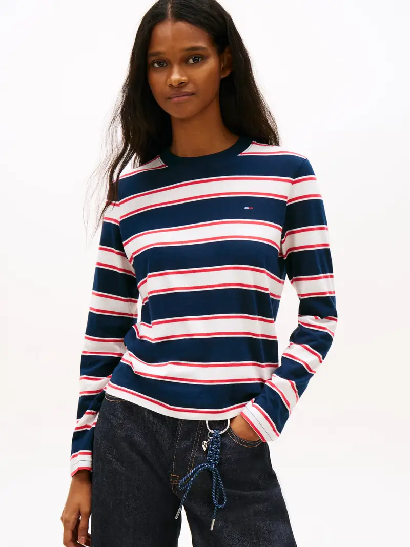 Maglietta navy / rosso / bianco miniatura 2