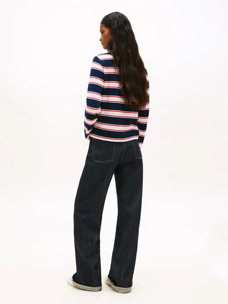 Maglietta navy / rosso / bianco miniatura 3