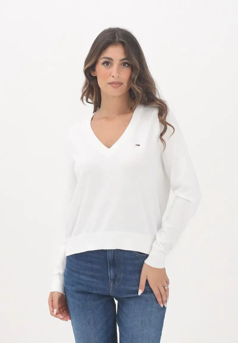 Tommy Jeans Jeans Donna Bianco 4082734 miniatura 2