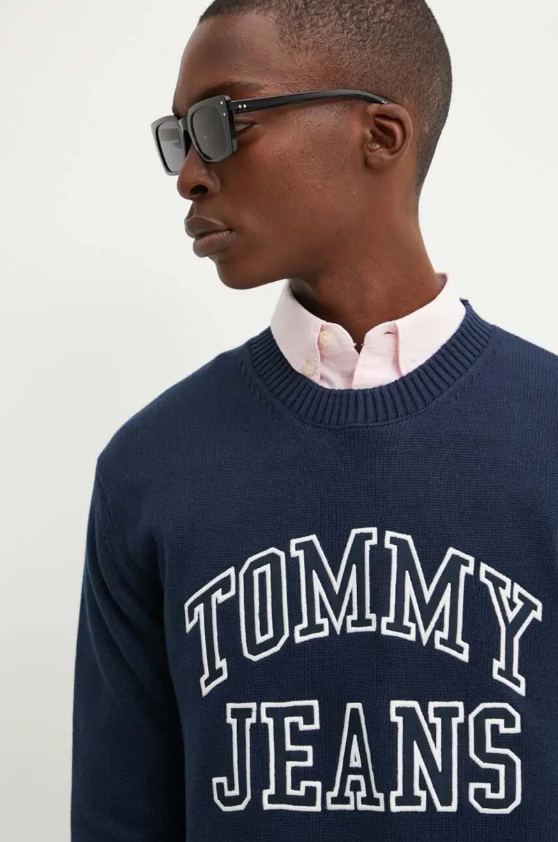 maglione Blu navy miniatura 4