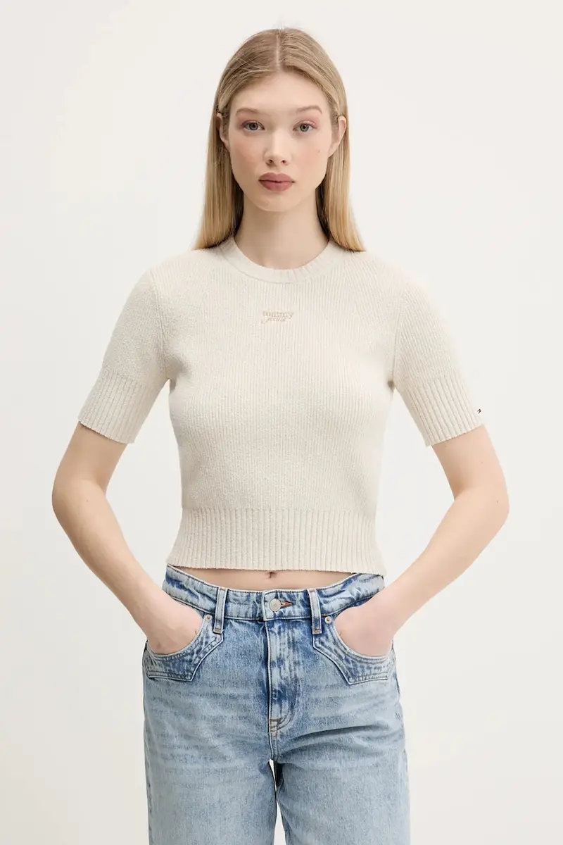 maglione colore beige DW0DW20380