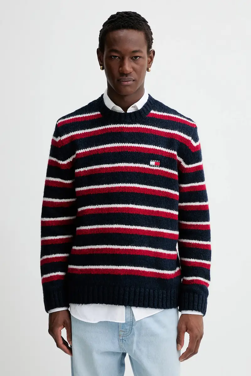 maglione con alpaca colore blu navy DM0DM22109