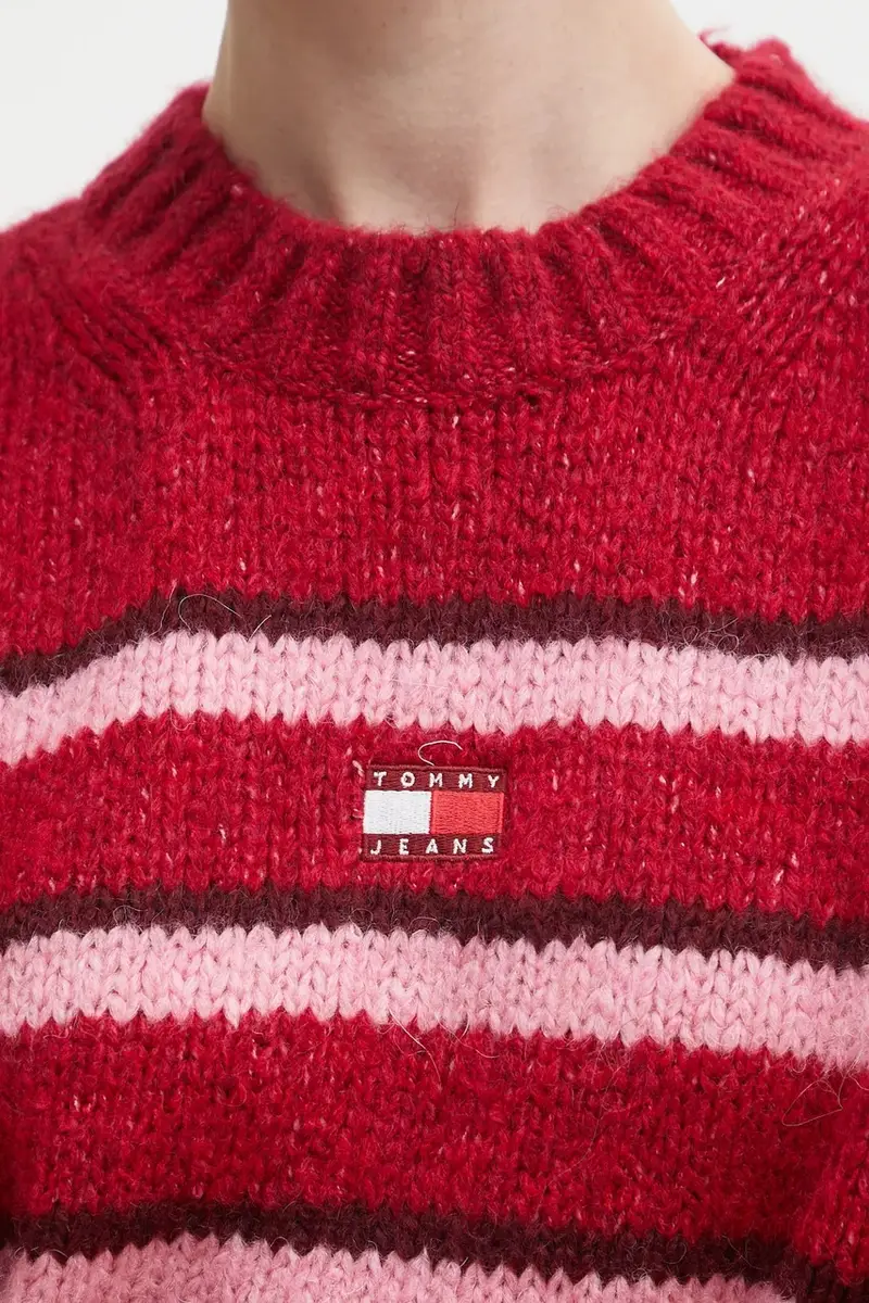 maglione con alpaca colore rosso DW0DW21679 miniatura 5
