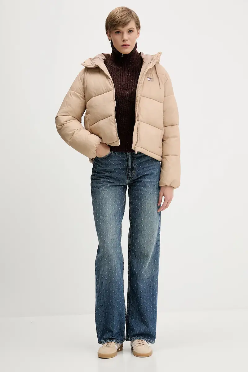 maglione con lana colore marrone DW0DW21686 miniatura 2