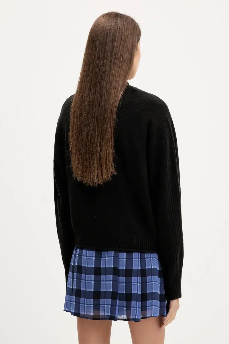 maglione con lana colore nero DW0DW21782 miniatura 3