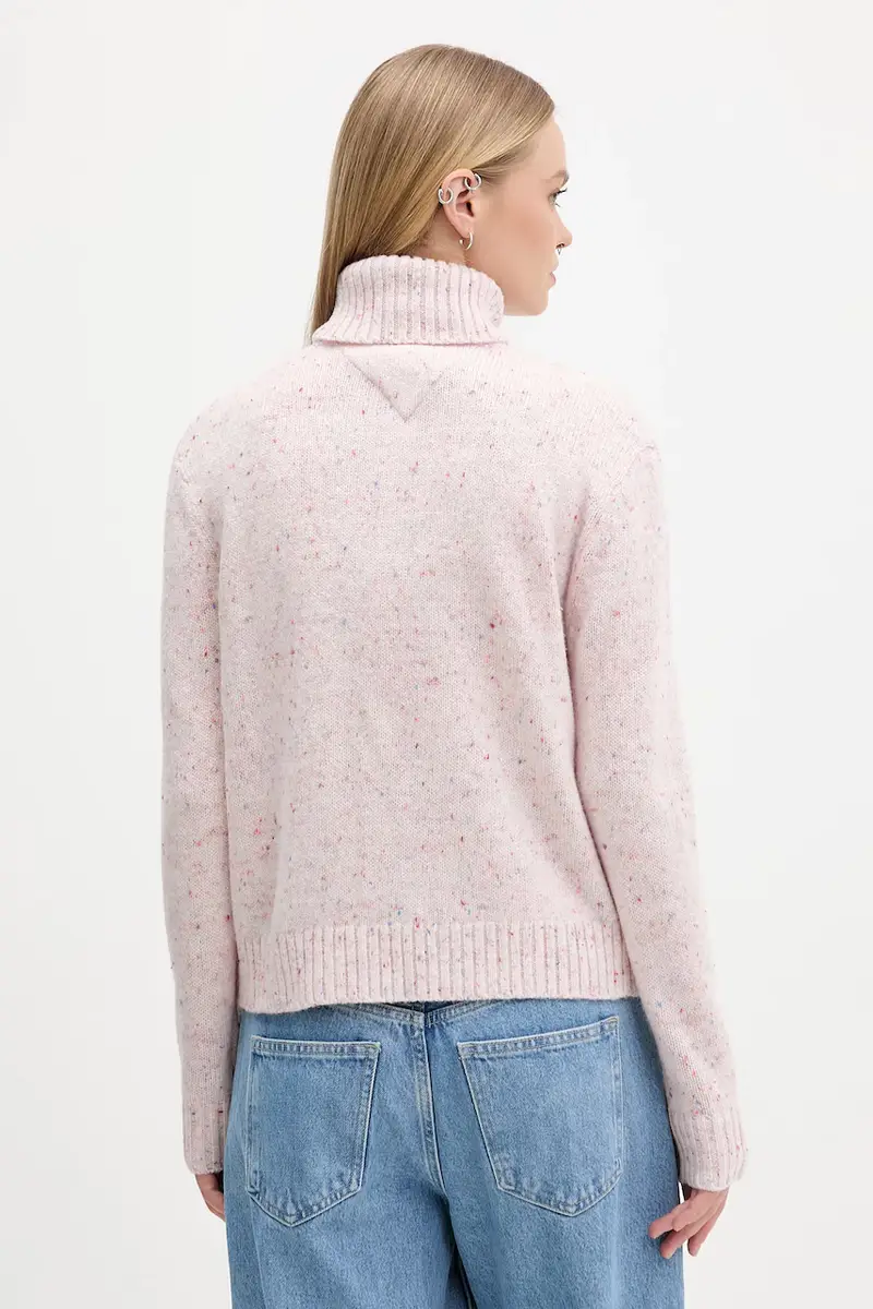 maglione con lana colore rosa DW0DW21687 miniatura 3