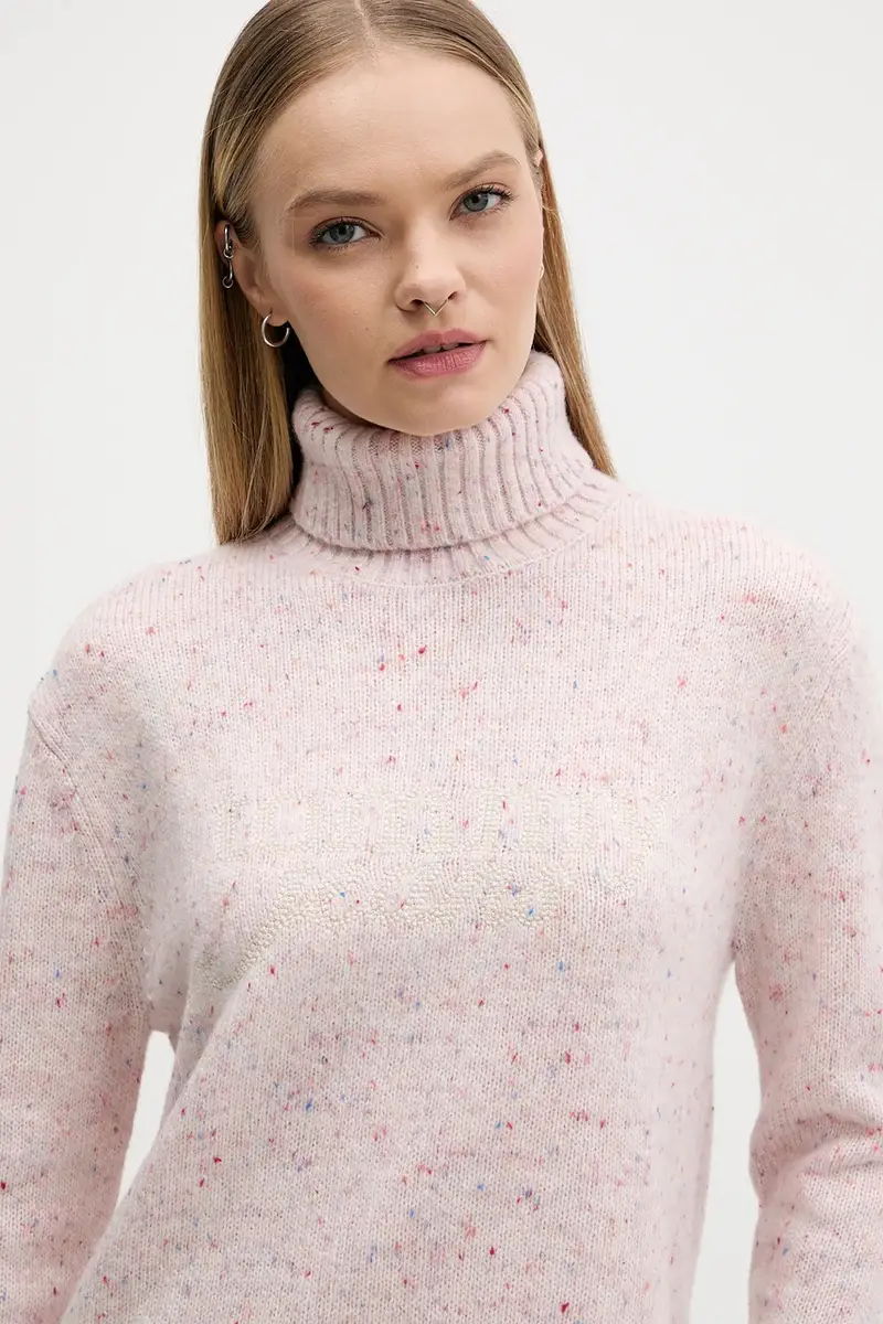 maglione con lana colore rosa DW0DW21687 miniatura 4