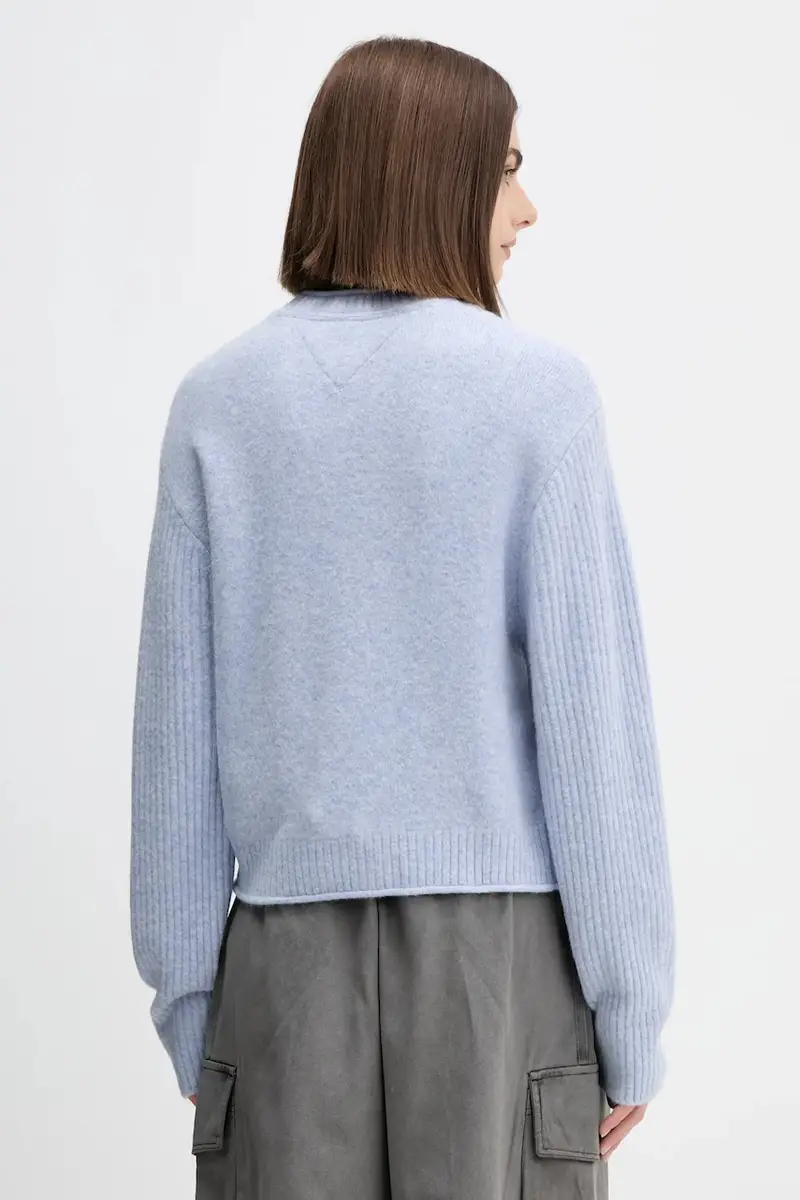 maglione con lana colore rosa DW0DW21782 Blu miniatura 3