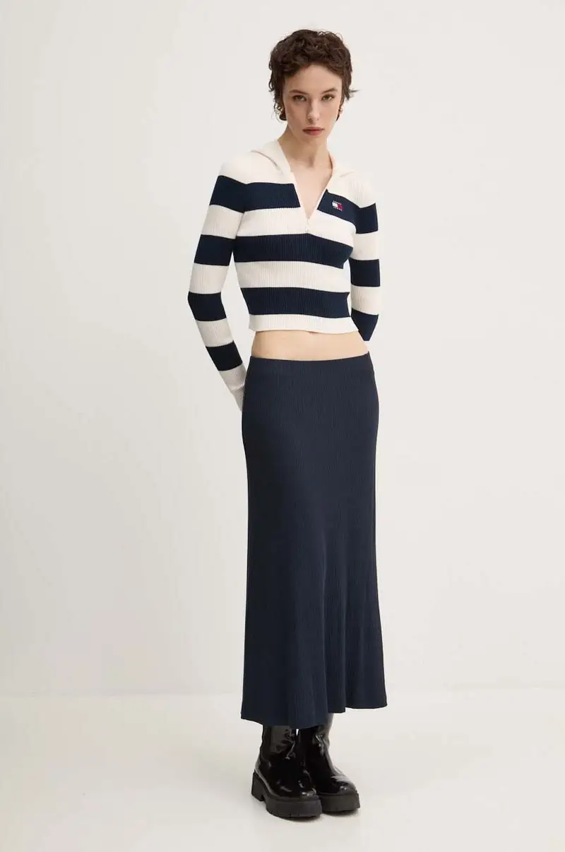 maglione donna colore beige DW0DW18679 miniatura 2