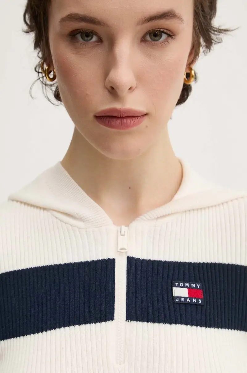 maglione donna colore beige DW0DW18679 miniatura 5