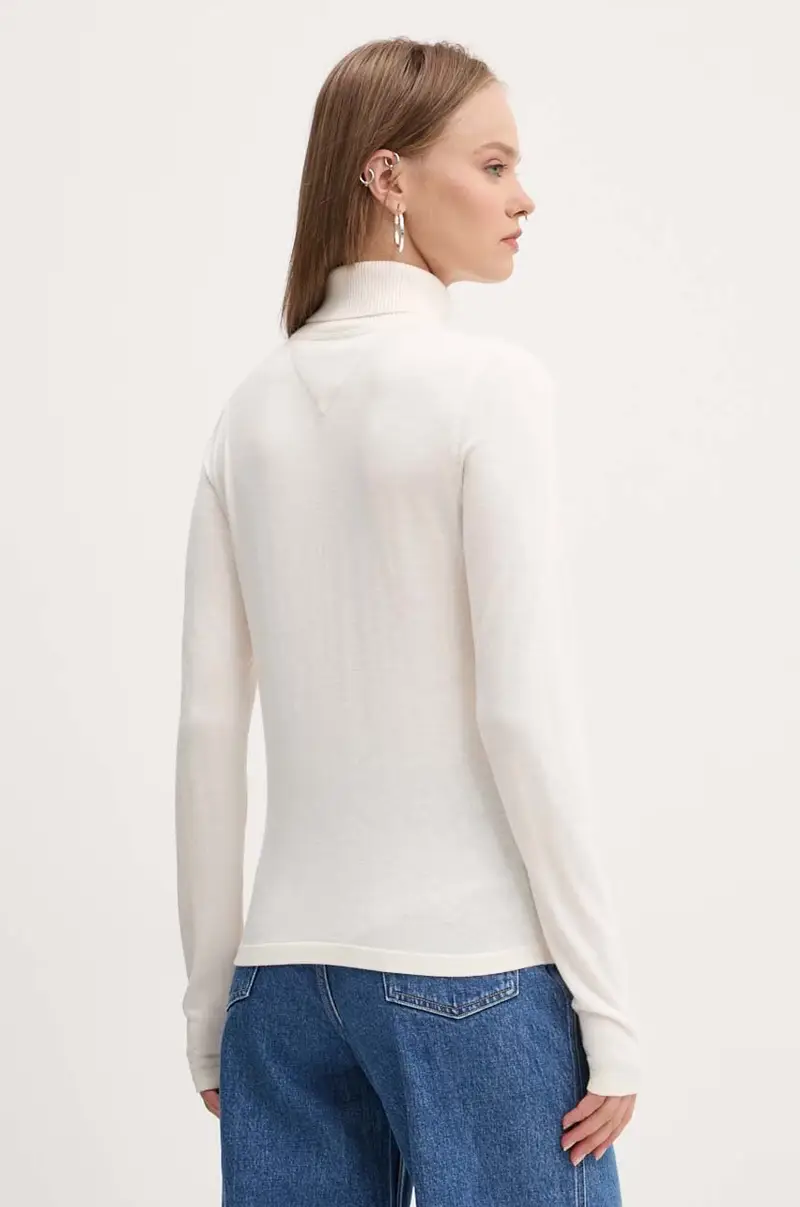 maglione donna colore beige DW0DW19686 miniatura 3