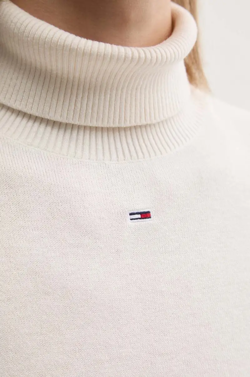 maglione donna colore beige DW0DW19686 miniatura 5