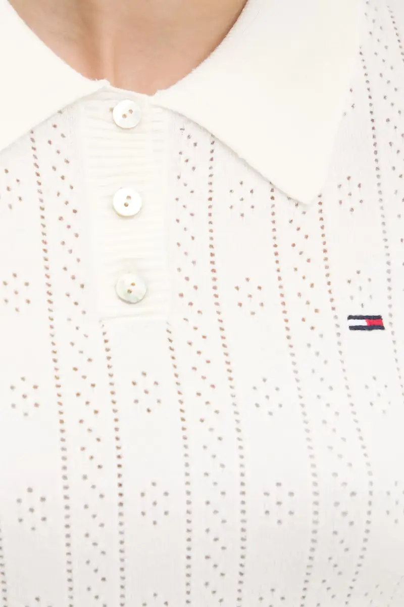 maglione donna colore bianco DW0DW20965 miniatura 5