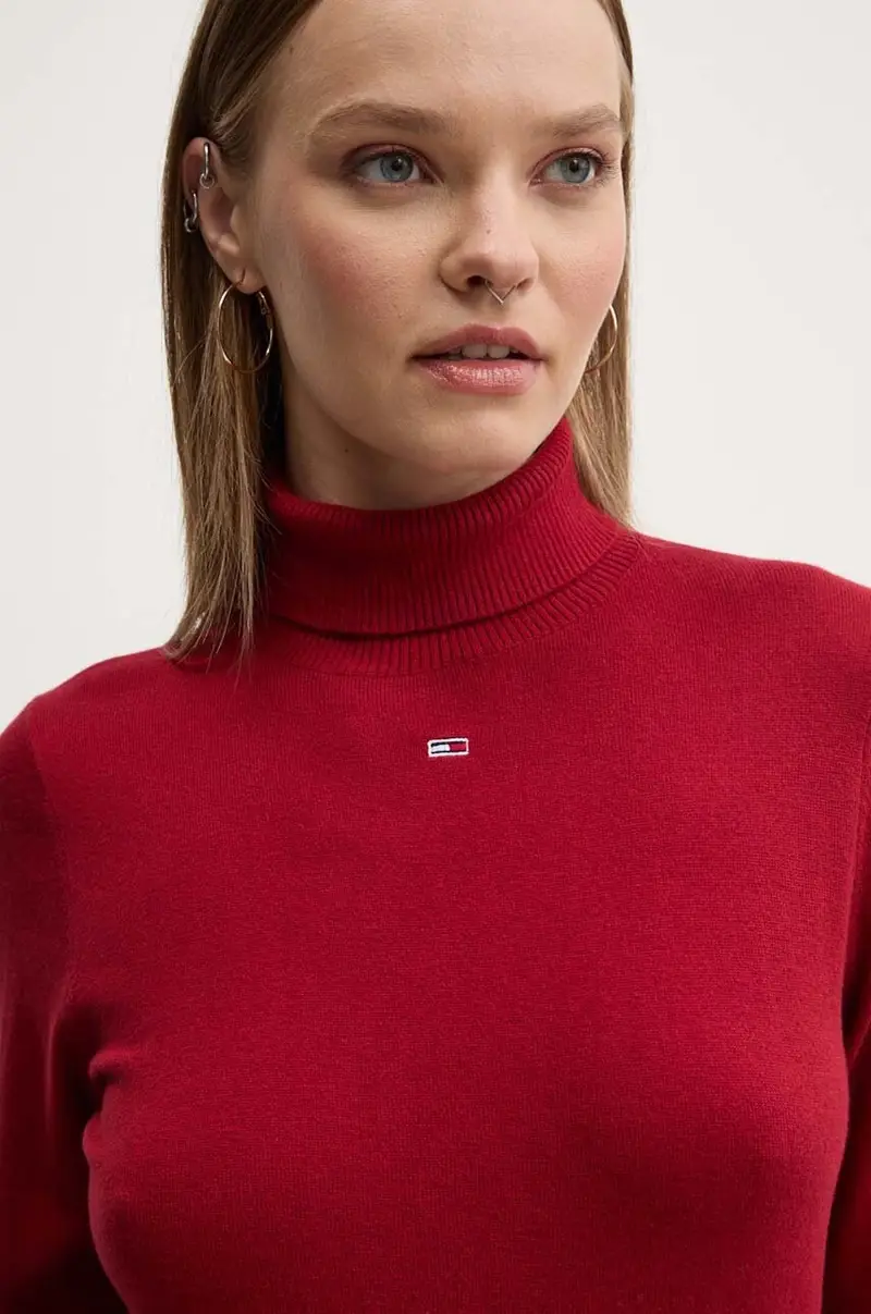 maglione donna colore granata DW0DW19686 miniatura 4