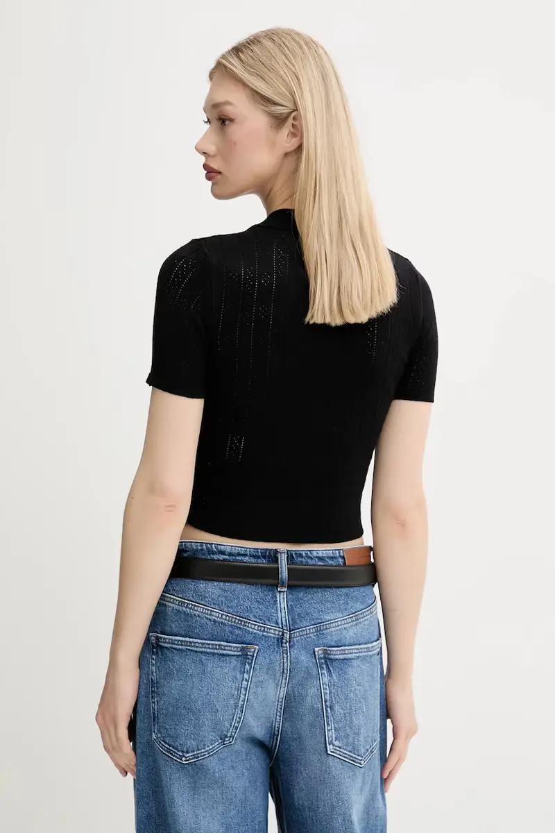 maglione donna colore nero DW0DW20965 miniatura 3