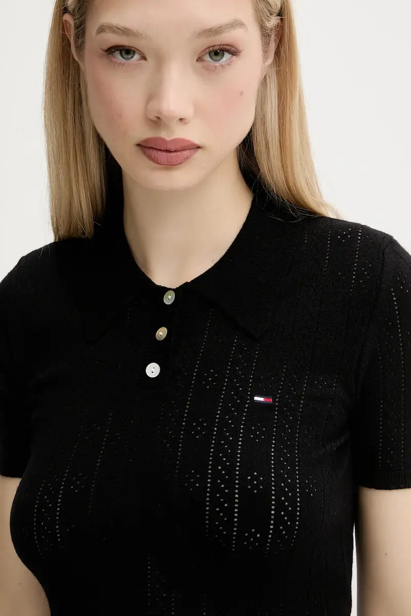 maglione donna colore nero DW0DW20965 miniatura 4