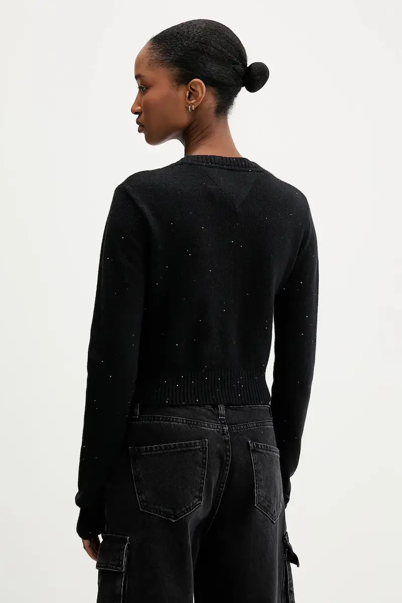 maglione donna colore nero DW0DW21690 miniatura 3