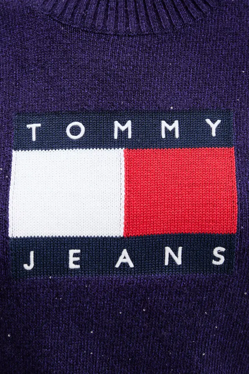 maglione donna colore violetto DW0DW21690 miniatura 5