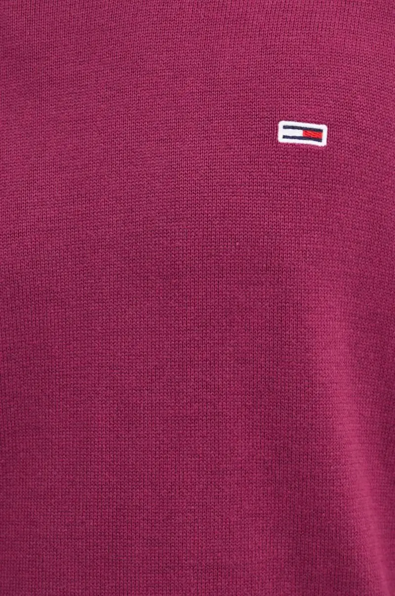 maglione in cotone colore granata DM0DM18895 Violetto miniatura 4