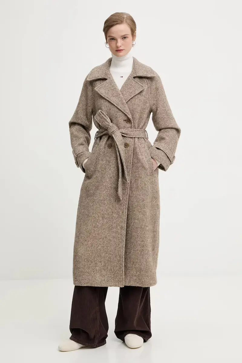 maglione in cotone donna colore bianco DW0DW21672 Beige miniatura 2