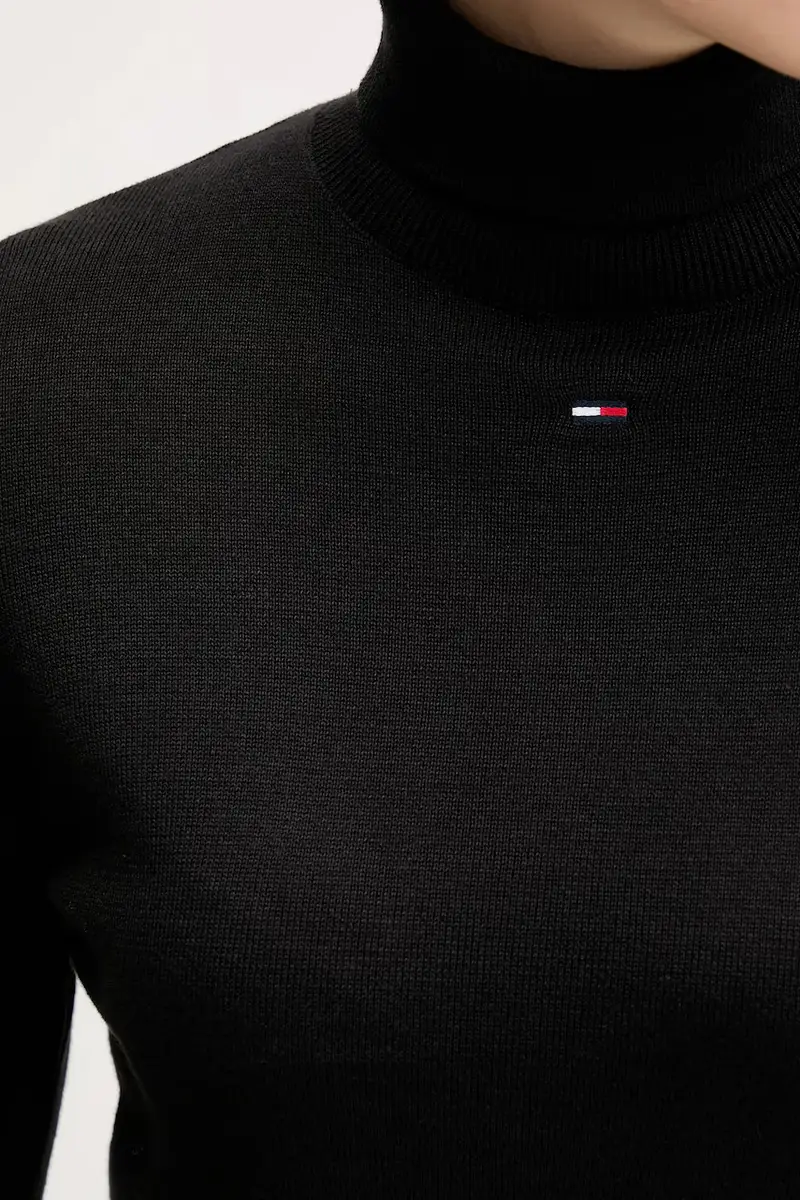 maglione in cotone donna colore nero DW0DW21672 miniatura 5