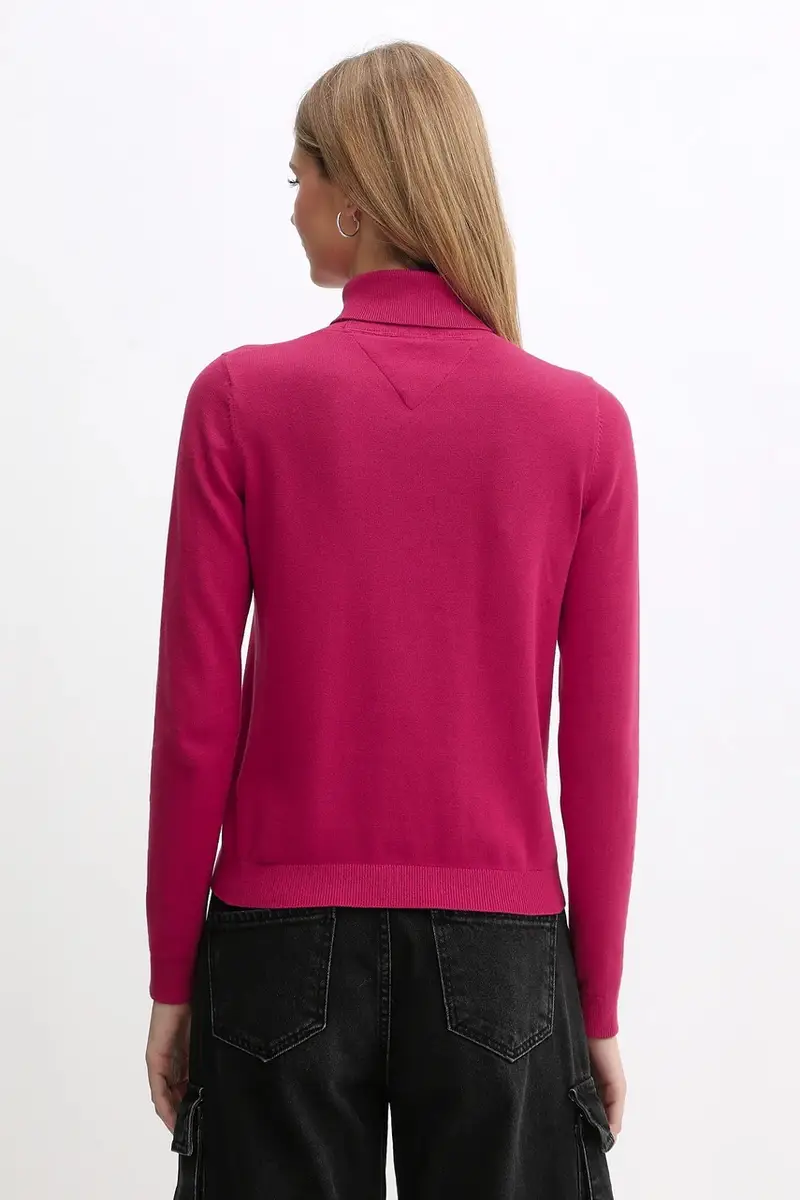 maglione in cotone donna colore rosa DW0DW21672 miniatura 3